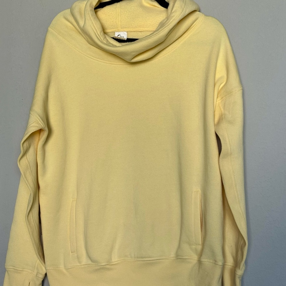 ZYIA Oh So Soft Yellow Hoodie - Picture 4 of 5